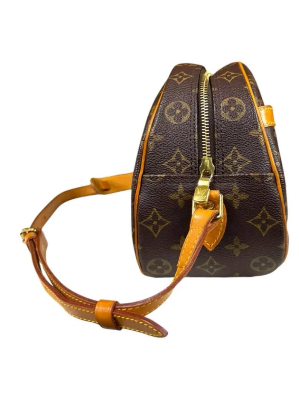 Louis Vuitton Monogram Shoulder Bag Canvas Brown